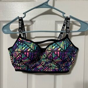 Colorful Geometric Sports Bra